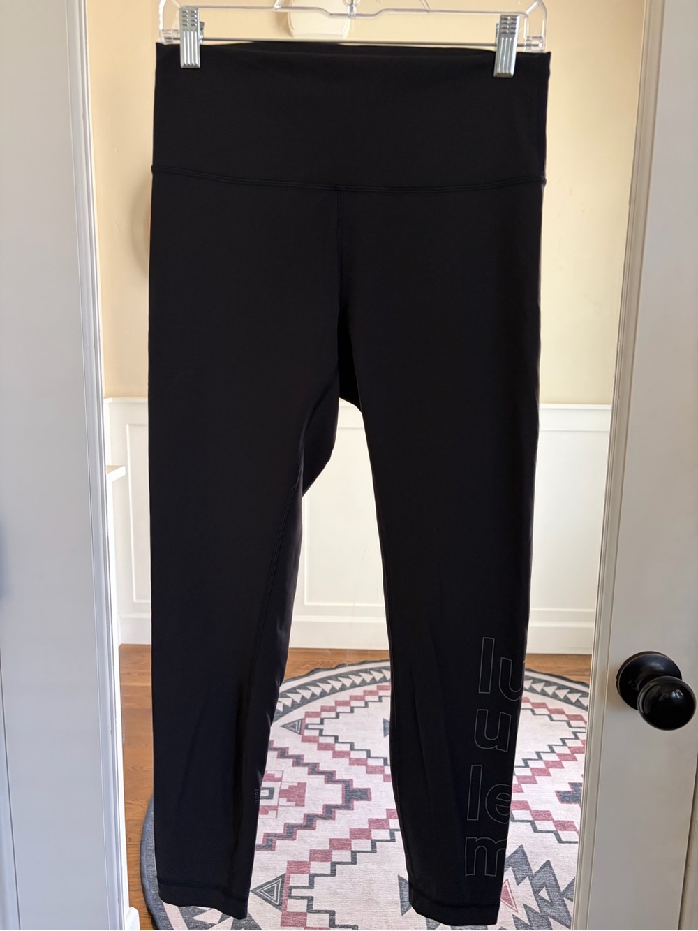 lululemon athletica Black High-Rise Logo Leggings